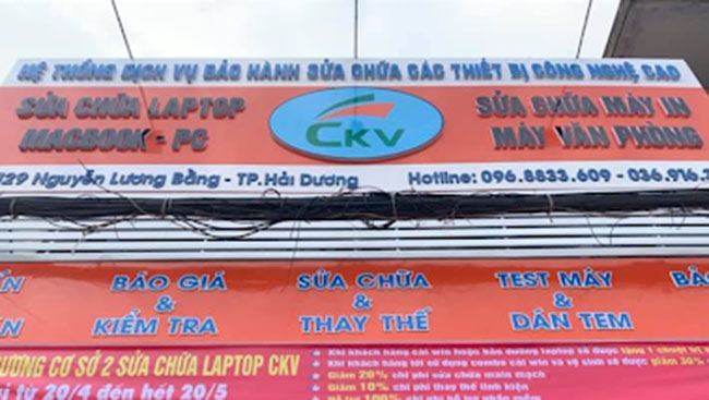 CKV.VN – Cửa hàng bán laptop tại Hải Dương chuẩn nhất