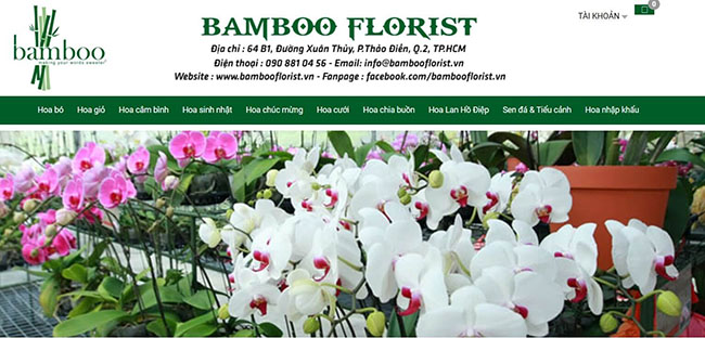 Bamboo Florist - Shop hoa pha lê TPHCM